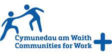 Logo Cymunedau am Waith a Mwy
