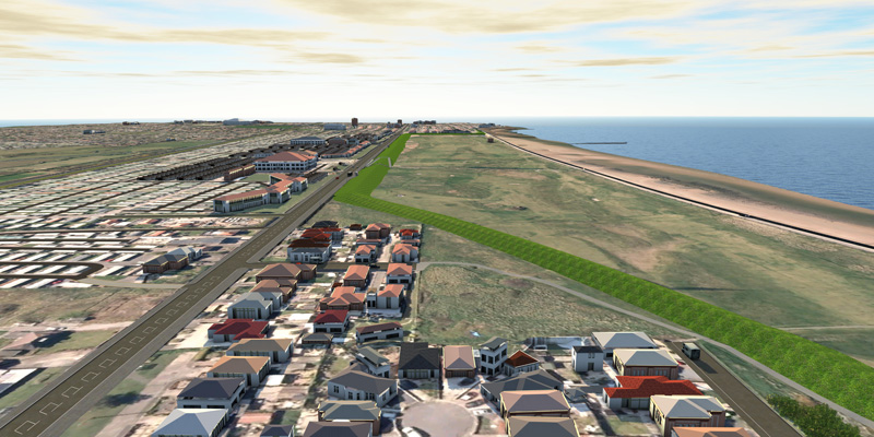 Central Prestatyn Coastal Defence Scheme: Visualisation 17