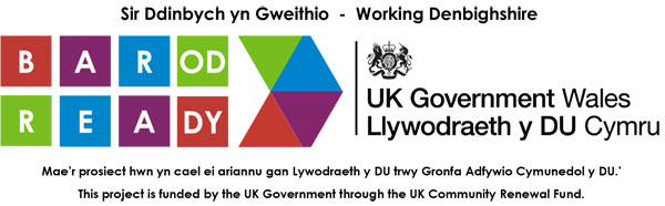 Project Ready and Funded by UK Government Wales logos